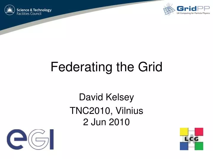federating the grid