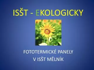is t e kologicky