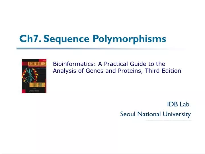 ch7 sequence polymorphisms