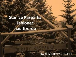 stanice ka parka jablonec nad jizerou