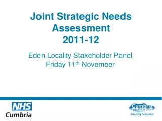 Joint Strategic Needs Assessment 2011-12