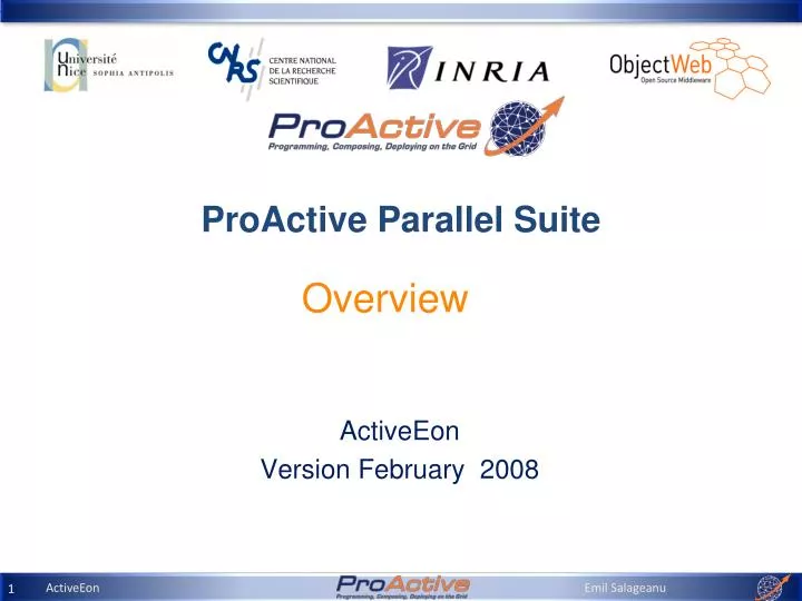 proactive parallel suite