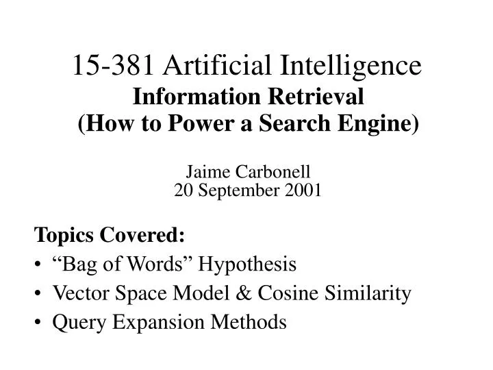 15 381 artificial intelligence
