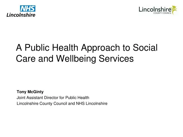 a public health approach to social care and wellbeing services