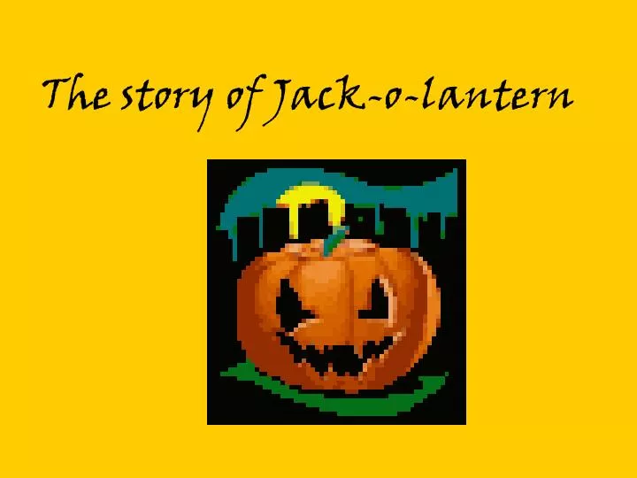 the story of jack o lantern