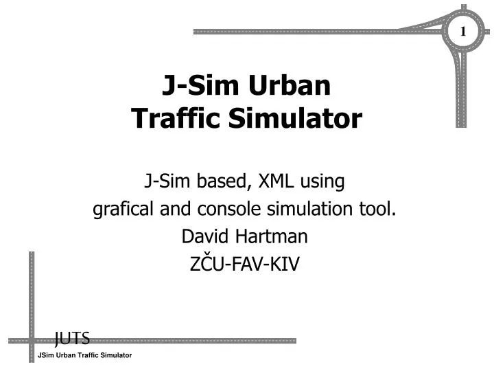 j sim urban traffic simulator