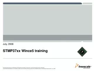 STMP37xx Wince5 training