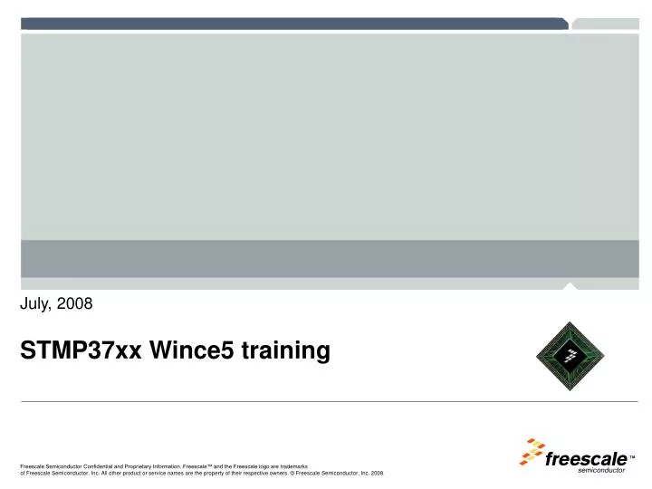 stmp37xx wince5 training