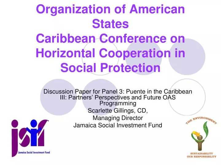 organization of american states caribbean conference on horizontal cooperation in social protection