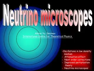 Neutrino microscopes