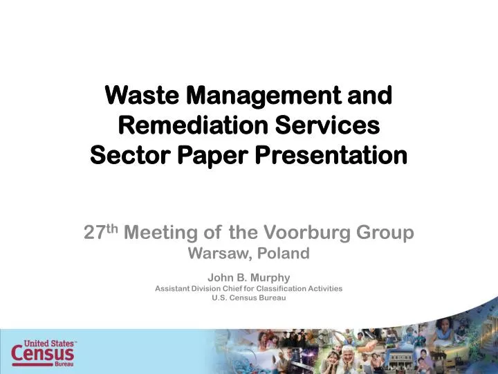 waste management and remediation services sector paper presentation