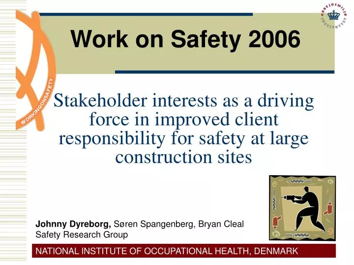 work on safety 2006