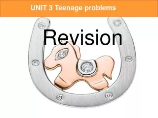 UNIT 3 Teenage problems Revision
