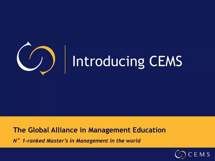 introducing cems