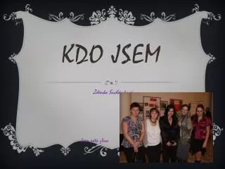 kdo jsem