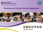 Facilitating Reintegration into Civilian Workforce Post-Deployment - slide 1