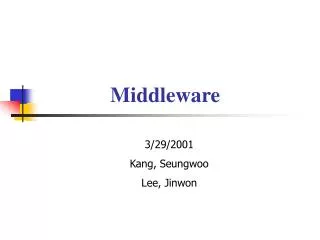 Middleware