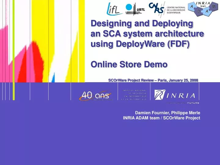 designing and deploying an sca system architecture using deployware fdf online store demo