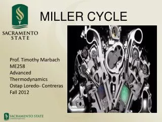 MILLER CYCLE