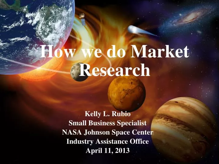 how we do market research