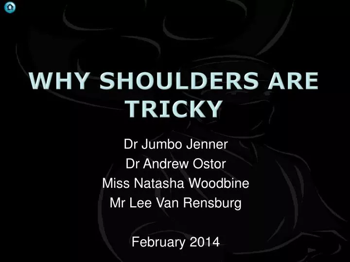 why shoulders are tricky