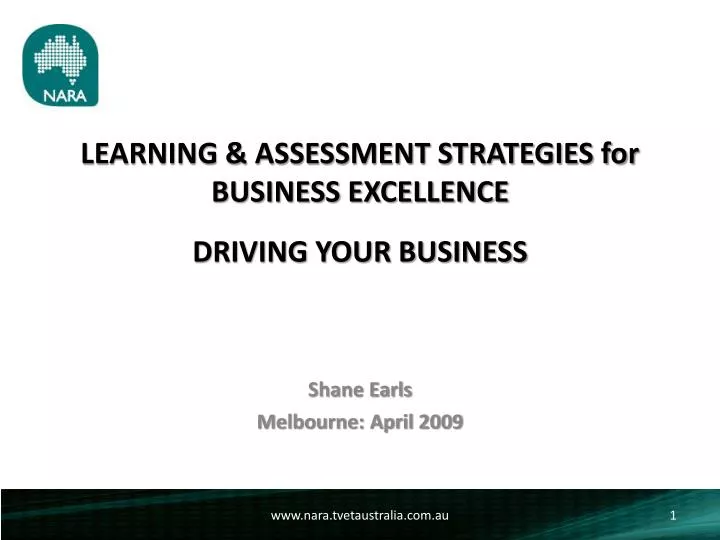 learning assessment strategies for business excellence driving your business