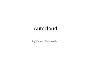 Autocloud