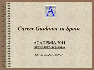 Career Guidance in Spain