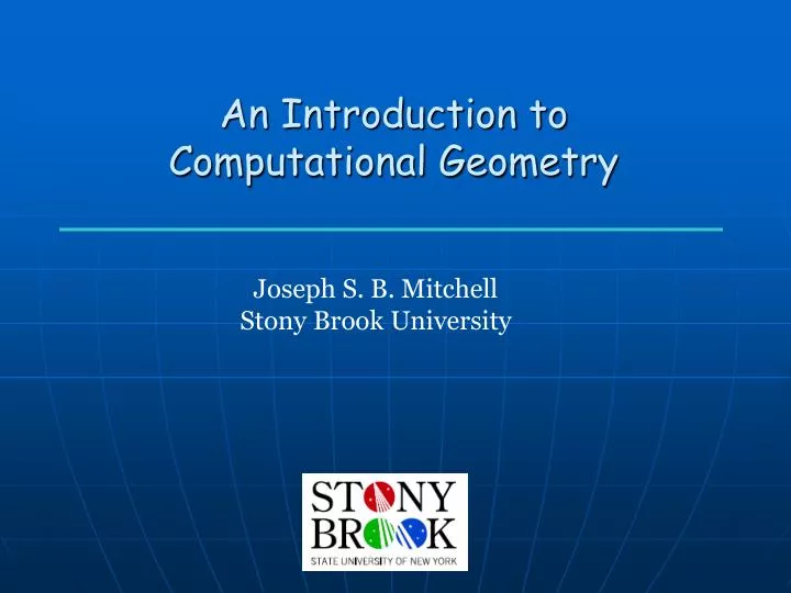 an introduction to computational geometry