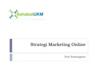 strategi marketing online