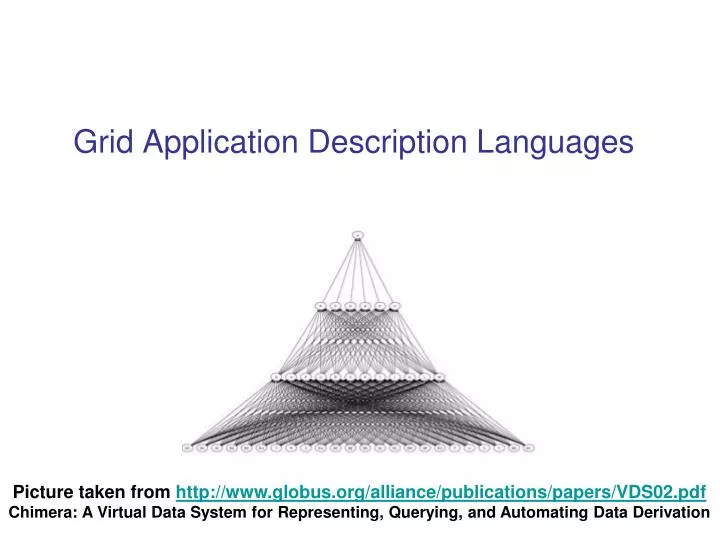grid application description languages