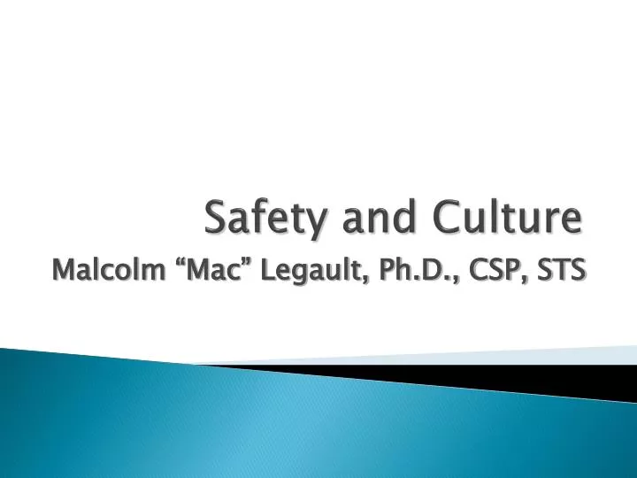 safety and culture