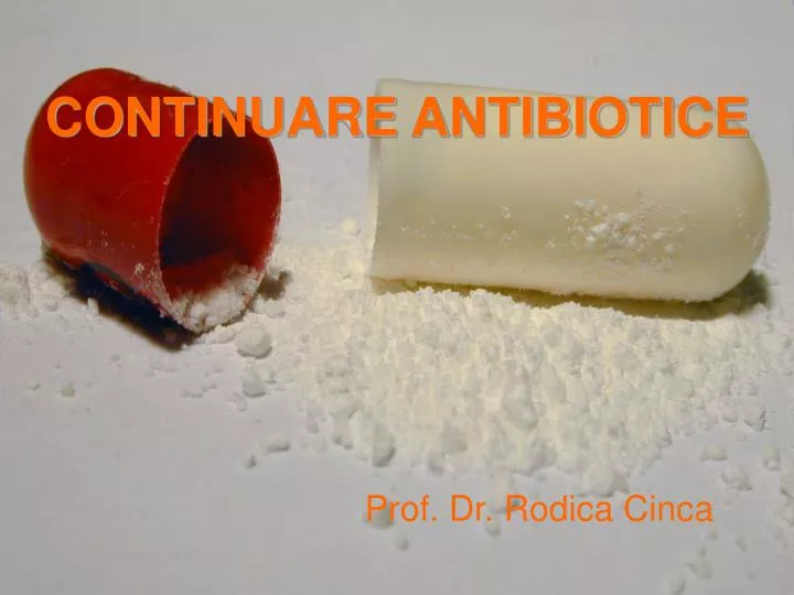 continuare antibiotice