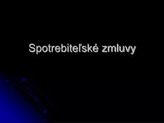 spotrebite sk zmluvy