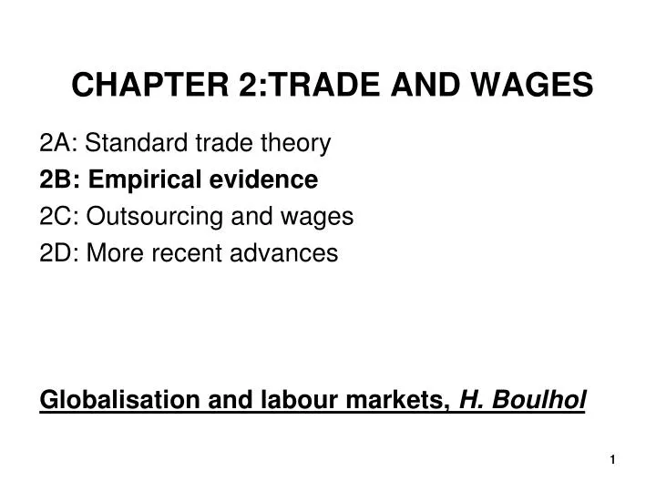 chapter 2 trade and wages