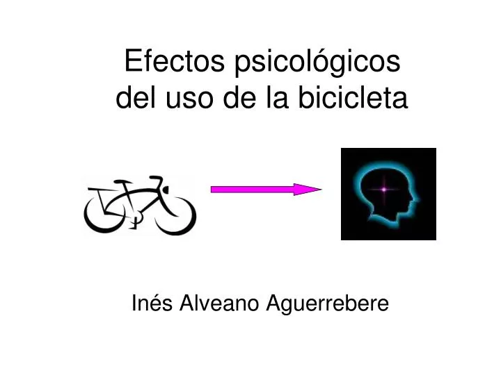 efectos psicol gicos del uso de la bicicleta