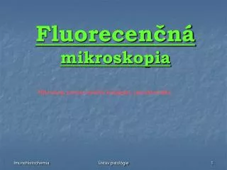 fluorecen n mikroskopia