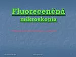 Fluorecenčná mikroskopia