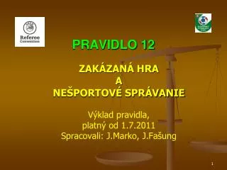 pravidlo 12