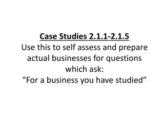 2.1.1 Business Ownership