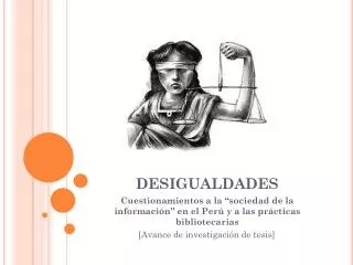 desigualdades