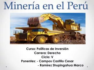 miner a en el per