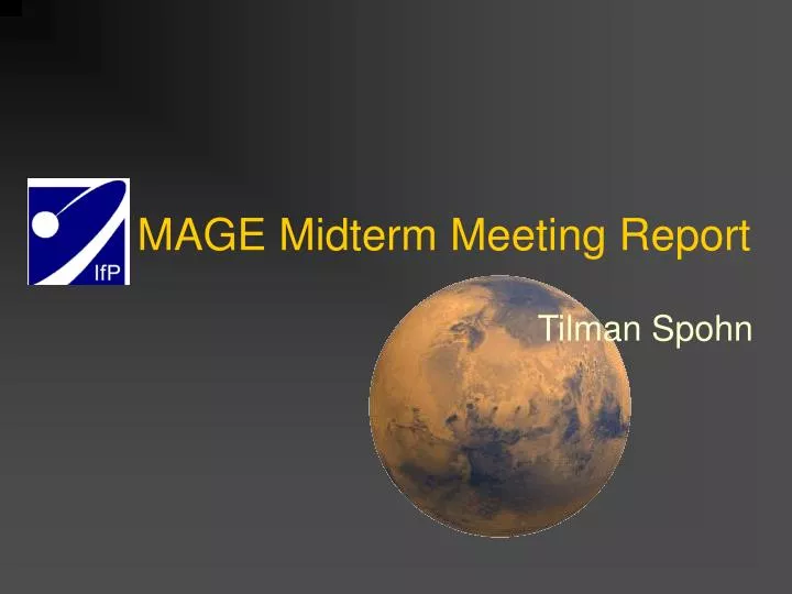 ifp mage midterm meeting report