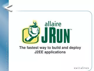 The fastest way to build and deploy J2EE applications