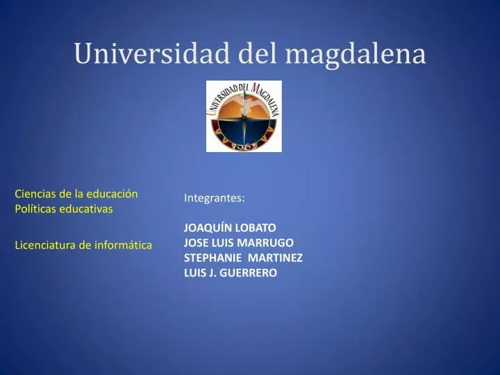 universidad del magdalena