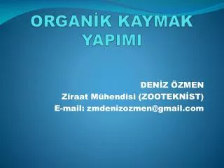 organ k kaymak yapimi