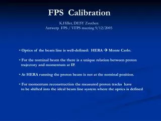 FPS Calibration