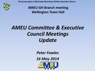 AMEU Committee &amp; Executive Council Meetings Update