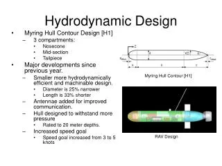 Hydrodynamic Design