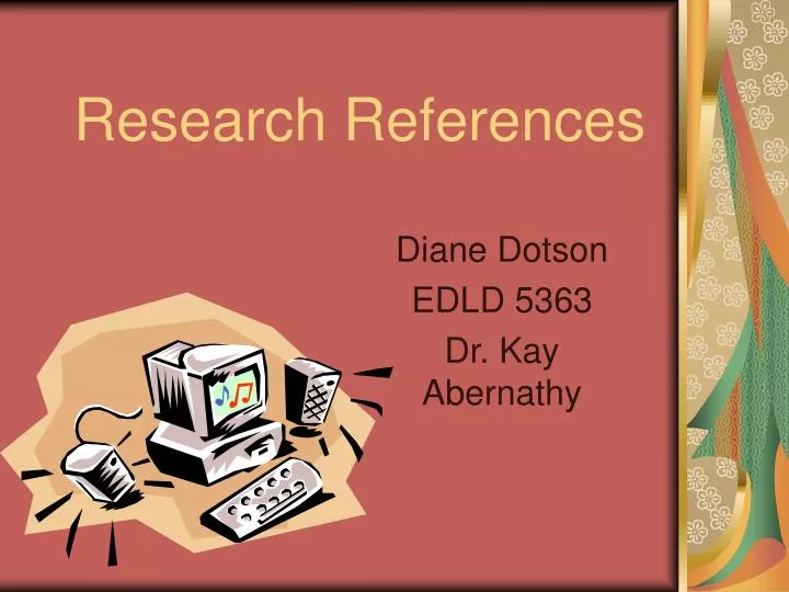 research references